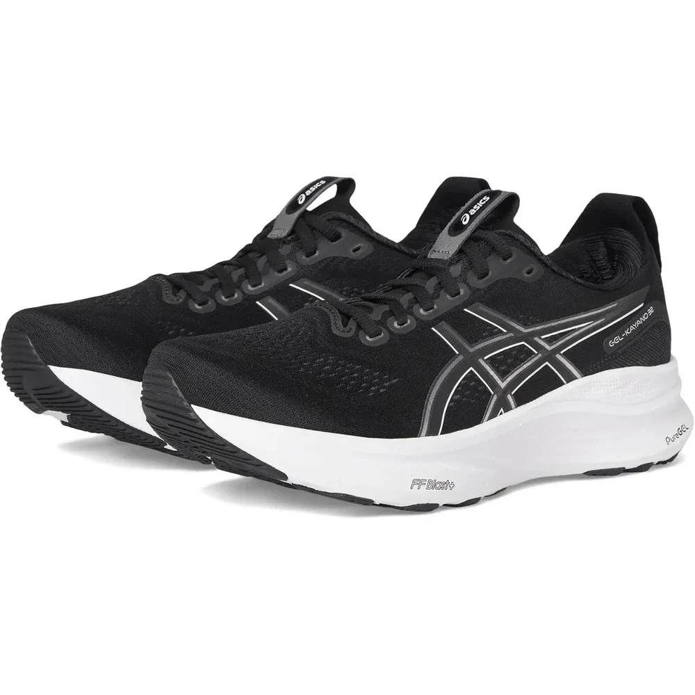 ASICS® (Women's 6 B) GEL-KAYANO™ 32 Running Shoes in Black/White - $165